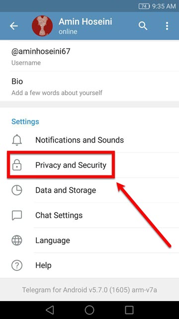  قابلیت جدید تلگرام عدم نمایش شماره تلفن 3