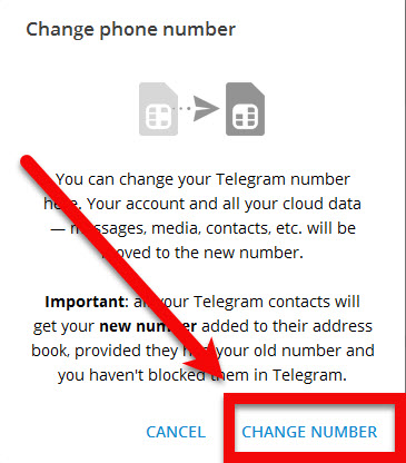  انتقال اکانت تلگرام به شماره جدید 11