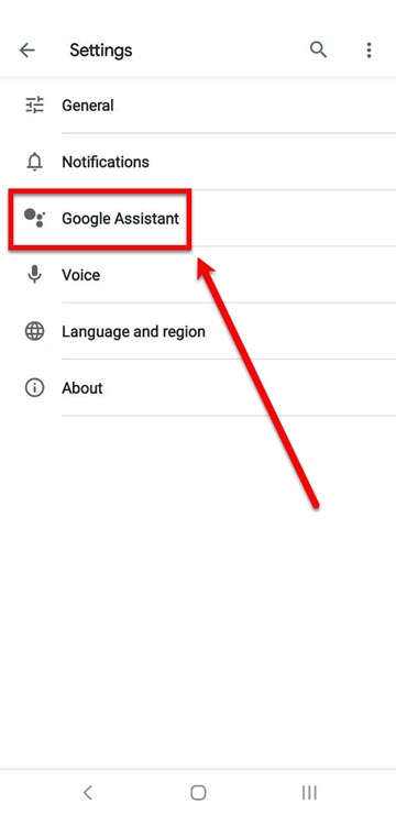 غیرفعال کردن دستیار گوگل در تلفن همراه 4