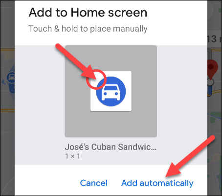 چگونه چگونه می توان میانبرهای Google Maps را به صفحه اصلی Android خود اضافه کرد 4