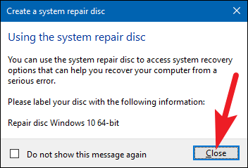  ایجاد دیسک تعمیر و بازیابی Recovery Drive ویندوز 8