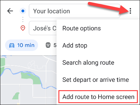 چگونه چگونه می توان میانبرهای Google Maps را به صفحه اصلی Android خود اضافه کرد 3