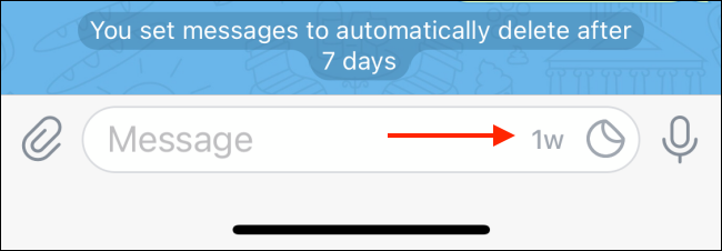نحوه نحوه حذف خودکار پیام ها در چت تلگرام 13