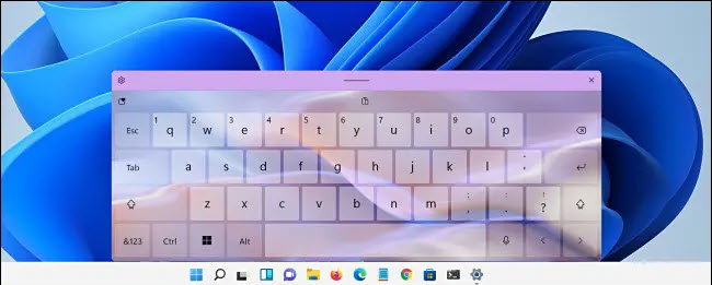 نحوه تغییر تم های صفحه کلید Touch در ویندوز 11 6