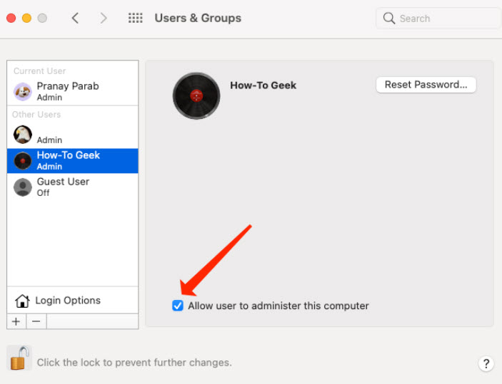 نحوه حذف حساب کاربری در Mac 7