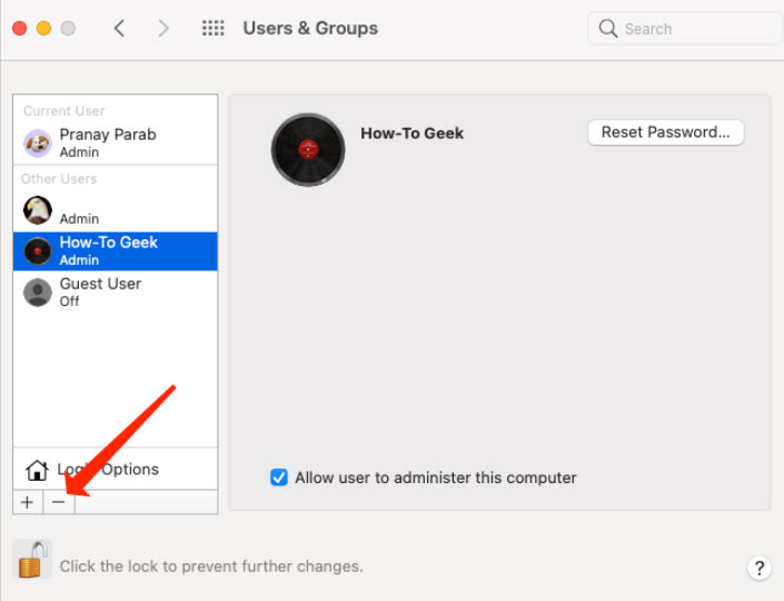 نحوه حذف حساب کاربری در Mac 8
