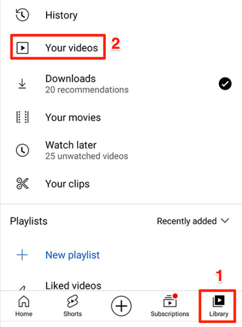 نحوه بارگذاری ویدئو در YouTube از iPhone یا Android 10