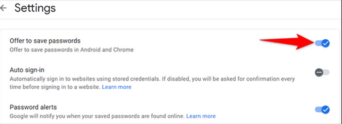 نحوه ذخیره رمزهای عبور در گوگل کروم 12