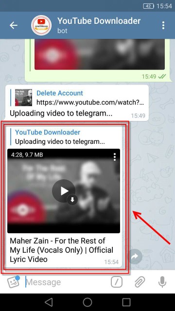  دانلود فیلم از یوتیوب با ربات تلگرام 7