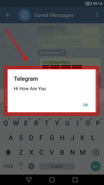  کردن پیام ها در تلگرام 6