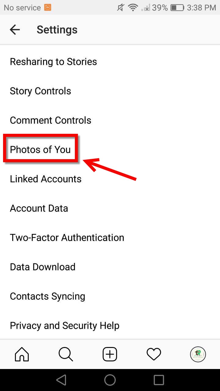  حذف کردن تگ و عکس های تگ شده از اینستاگرام 3
