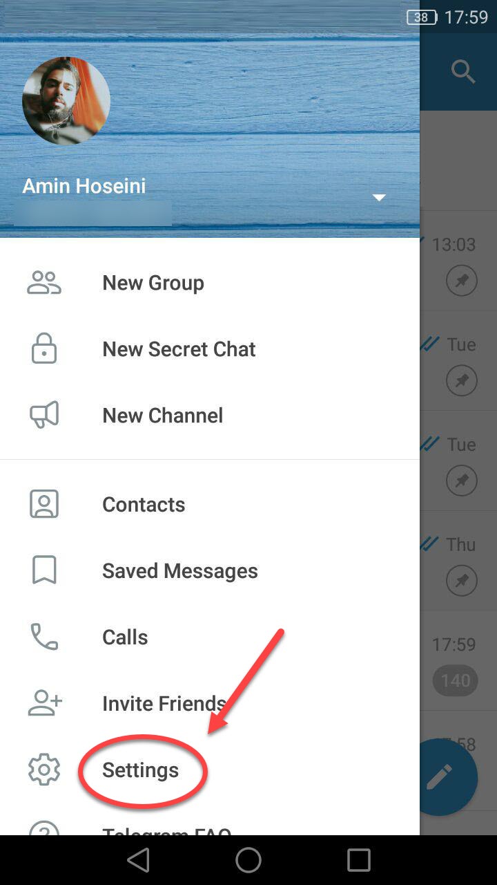  قطع دسترسی تلگرام از مخاطبین 3